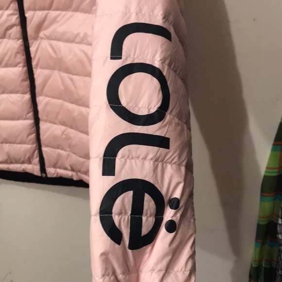 Reversible winter coat Lole small- pink and black - Picture 4 of 8